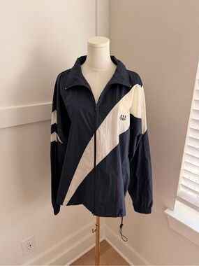 Vintage USA Olympic Team Windbreaker Jacket – Navy & White (Size Medium)